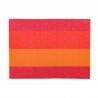 Placemat rechthoekig Oranje/Rood/Roze 45 x 33 cm (per 24 stuks)