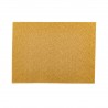 Placemat rechthoekig Beige/gestreept 45 x 33 cm (24 stuks)