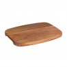 Acacia serveerplank rechthoekig 22,5 x 16 cm (per 6 stuks)