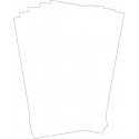 Vetvrij papier onbedrukt 25,5 x 40,5 cm (500 vel) 