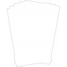 Vetvrij papier onbedrukt 25,5 x 20,3 cm (500 vel)