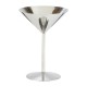 RVS martini glas hoge voet 240 ml (per 1 stuks)