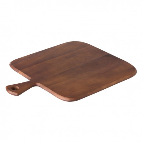 Acacia rechthoekig pizzaplateau met handvat (12 stuks)