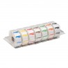 Disp. eenv. verwijderbare stickers 25 mm 7x1000/ds (1 stuks)