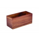 Acacia tafelcaddy rechthoek 23 x 10 x 10 cm (per 1 stuks)