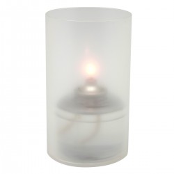 Cilinder acryl houder transparant 7,5 x 12,8 cm (12 stuks)