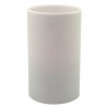 Cilinder acryl houder wit 7,5 x 12,8 cm (12 stuks)