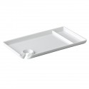 Party bord met wijnglas sparing 27 x 15 cm (per 6 stuks)