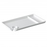 Party bord met wijnglas sparing 27 x 15 cm (per 6 stuks)
