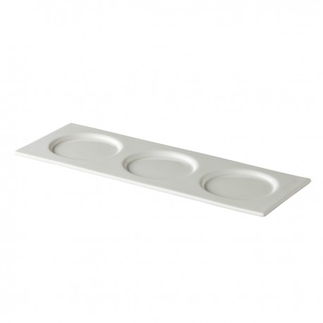 Presentatiebord met 3 spiegels 38,5 x 14 cm (12 stuks)