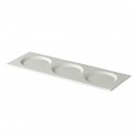 QFC presentatiebord met 3 spiegels 38,5 x 14 cm (per 3 stuks)