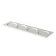 QFC presentatiebord met 4 spiegels 51 x 14 cm (per 6 stuks)