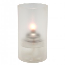 Cilinder acryl houder transparant 5,9 x 11 cm (12 stuks)