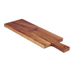 Acacia plank langwerpig met handvat 38 x 15 x 2 cm (per 1 stuks)