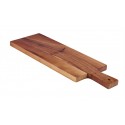 Acacia plank langwerpig met handvat 50 x 15 x 2 cm (per 1 stuks)