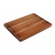 Acacia plank rechth. met inkeping 28 x 20 x 2 cm (per 1 stuks)