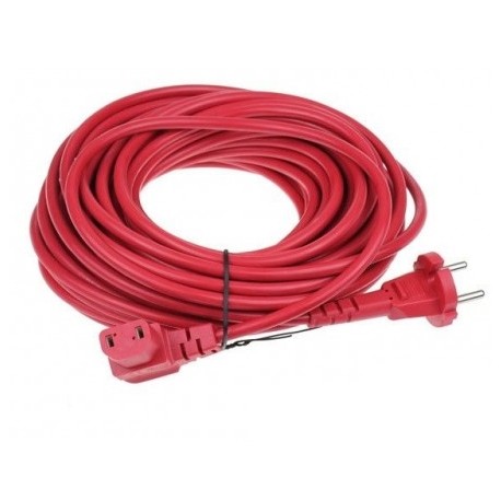 Stofzuiger aansluit snoer 15 meter rood