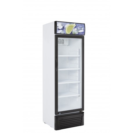 Combisteel Koelkast Glasdeur Zwart