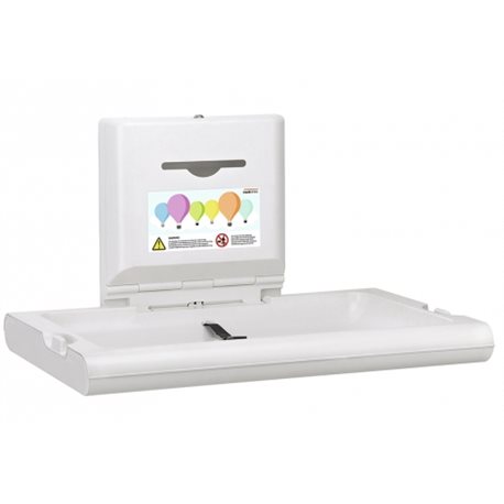 Mediclinics opklapbare horizontale baby verschoontafel, wit