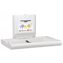 Mediclinics opklapbare horizontale baby verschoontafel, wit