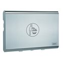 Mediclinics opklapbare horizontale baby luiertafel, RVS