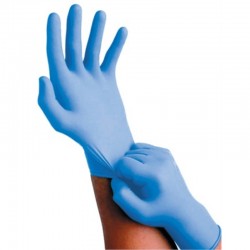 Nitril handschoen Comfort Professional (100 stuks!) ongepoederd, blauw L