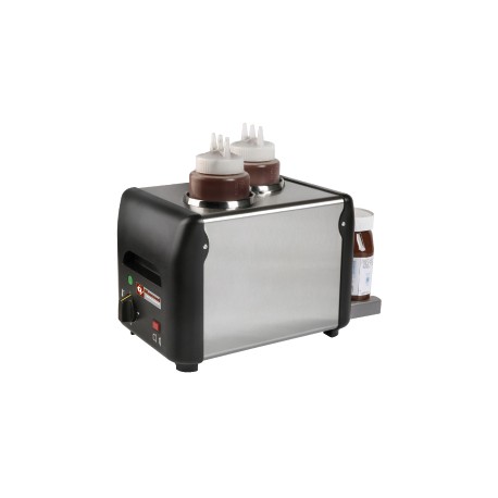 Chocolade verwarmer, chocopasta of vloeibaar, honing, sauzen, kaas (2x 1 Lit)