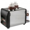 Chocolade verwarmer, chocopasta of vloeibaar, honing, sauzen, kaas (2x 1 Lit)