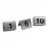 Tafelnummer Set 01-10 Rvs
