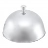 Cloche Rvs M/Rvs Sierknop 24Cm
