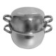 Mosselpan Ø22Cm Rvs