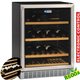 Wijnkast vitrine, geventileerd, 160 Lt., BLACK