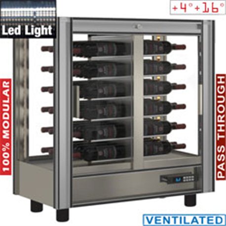 Gekoelde wijnvitrine Lt. 216 - Doorgeef - Moduleerbaar