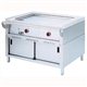 Teppanyaki gasplaat, 2 zones (2x 5 kW), op kast