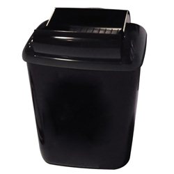 Dames Hygiënebak PlastiQline Exclusive Zwart kunststof 8L