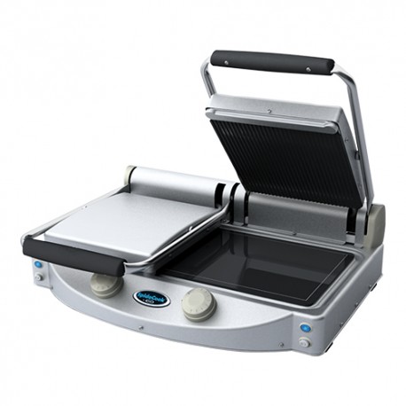 Unox Spidocook Keramische Contactgrill - Dubbel boven gegroefd