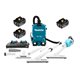 Combiset Makita rugstofzuiger DVC260Z