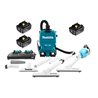 Combiset Makita rugstofzuiger DVC260Z