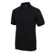 Unisex poloshirt zwart S