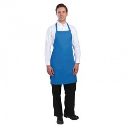Chef Works halterschort blauw