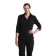 Uniform Works dames stretch shirt zwart XL