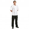 Chef Works Springfield unisex koksbuis met rits wit M
