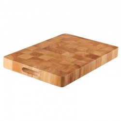 Vogue rechthoekige houten snijplank 30,5x45,5cm