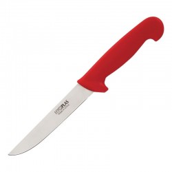 Hygiplas uitbeenmes 15cm rood