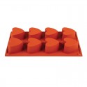 Pavoni Formaflex silconen bakvorm 8 hartjes