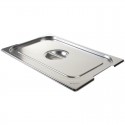 Vogue RVS deksel voor GN 1/1 bak met handvatten