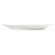 Olympia Whiteware borden met brede rand 25cm