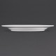 Olympia Whiteware borden met brede rand 28cm