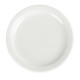 Olympia Whiteware borden met smalle rand 20,2cm