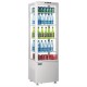 Polar koelvitrine met gebogen deur 235ltr